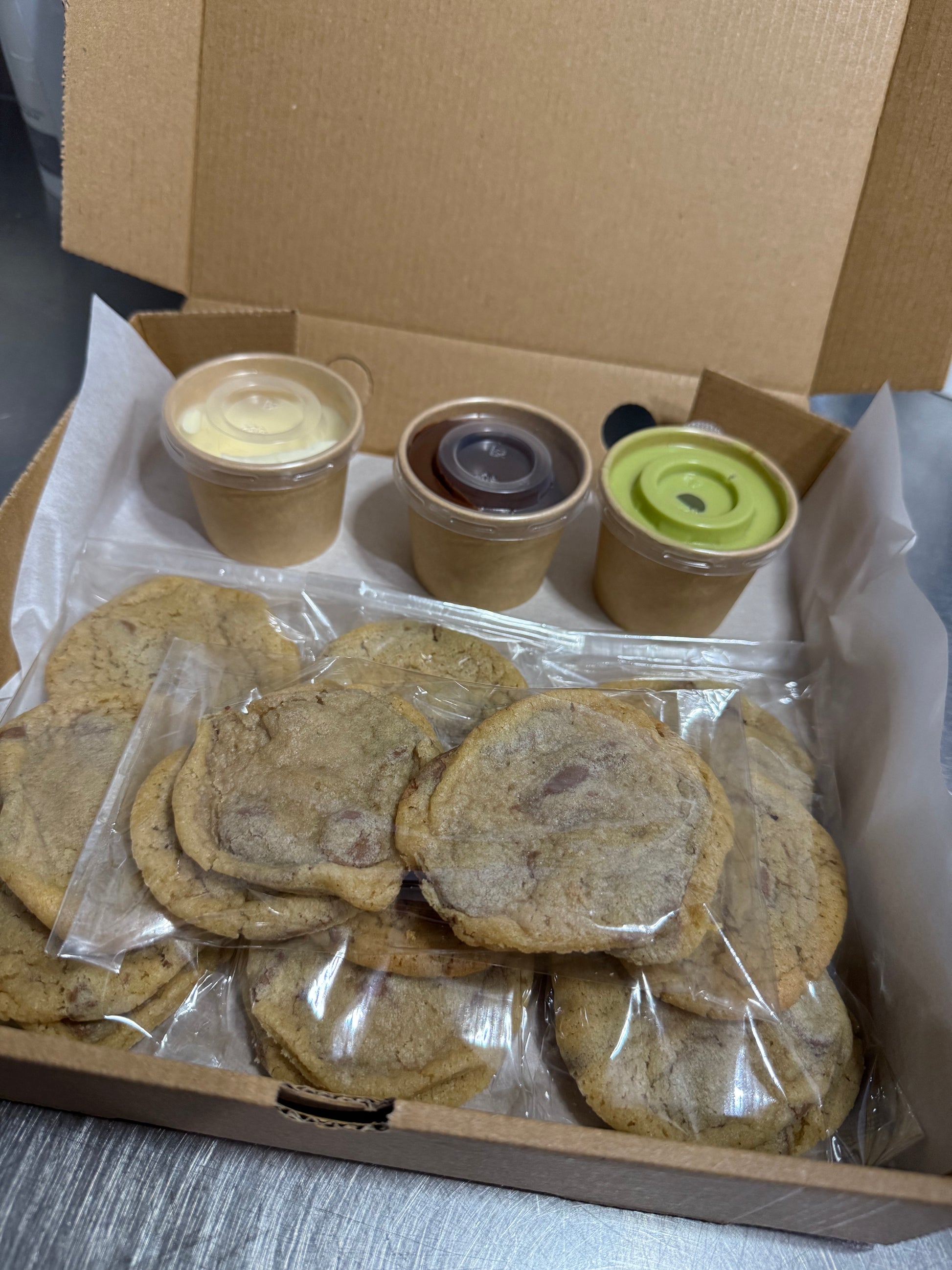 Dinky cookie dipping box - Bulldog Bakes