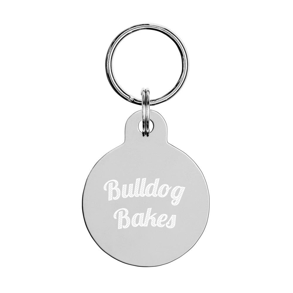 Engraved Dog Tag - Bulldog Bakes
